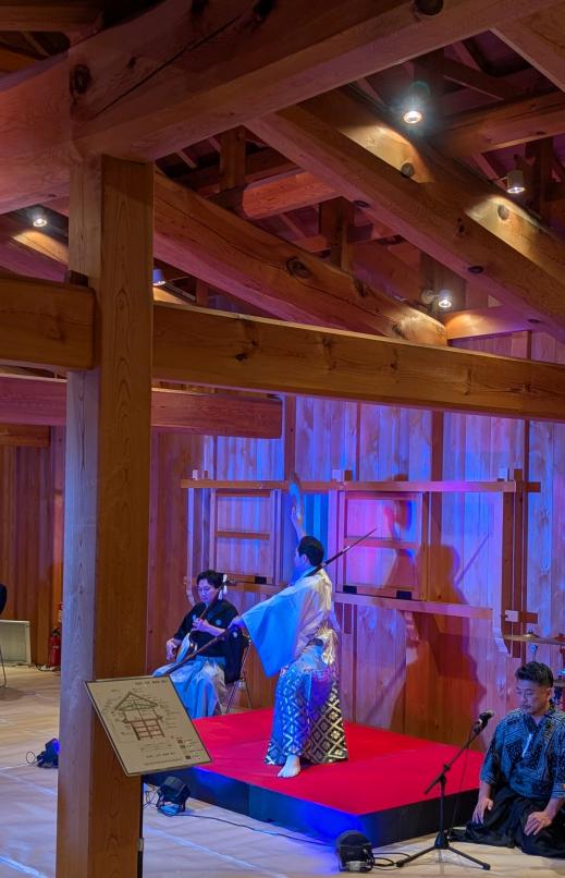 Traditional cultural performance in Hokuriku